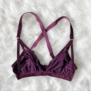 Forever 21 Velvet Bralette